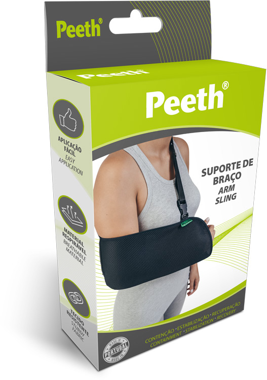 Peeth Suporte Braço Preto Tam S