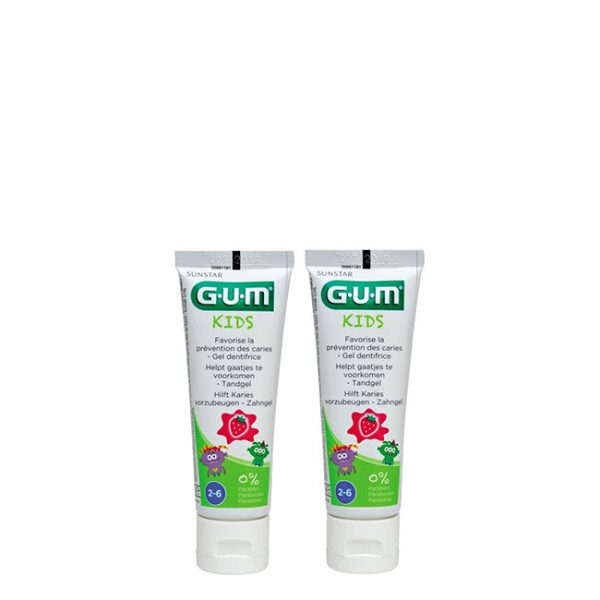 Gum Kids Gel Morango 50ml 2un