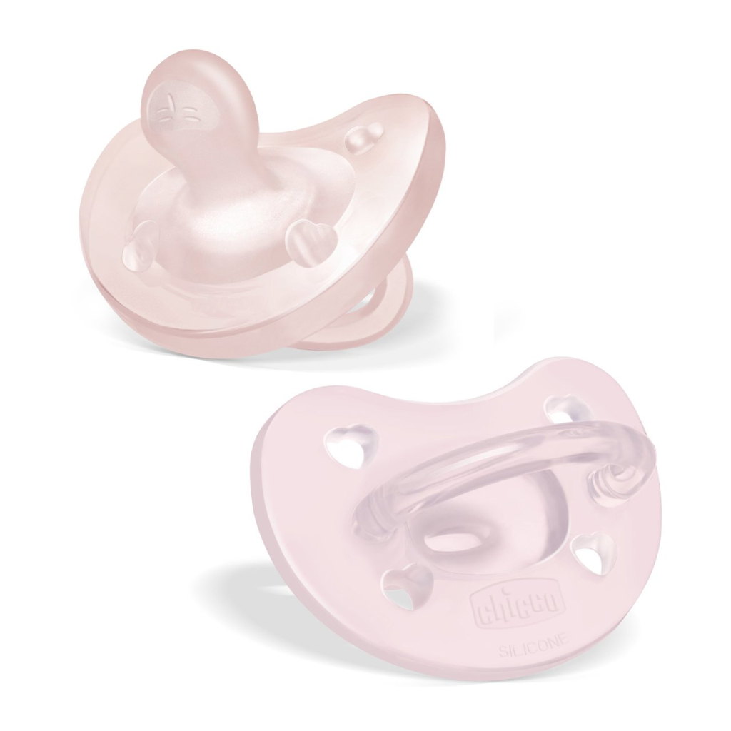 Chicco Physio Forma Chup Soft Sil Rosa 2-6M 2un
