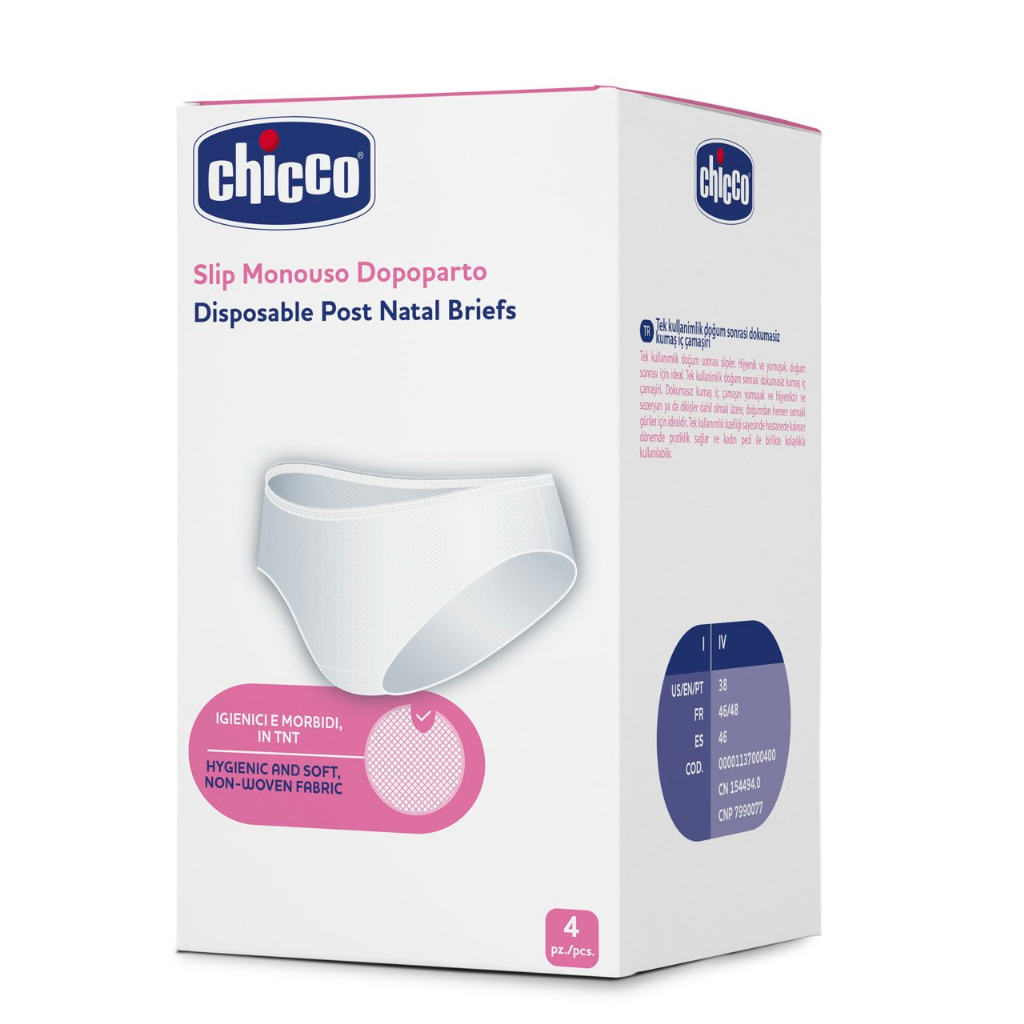 Cuecas Monouso Chicco Pos-Parto 4un T36