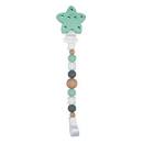 Saro Porta Chupeta Silicone Estrelitas -1435