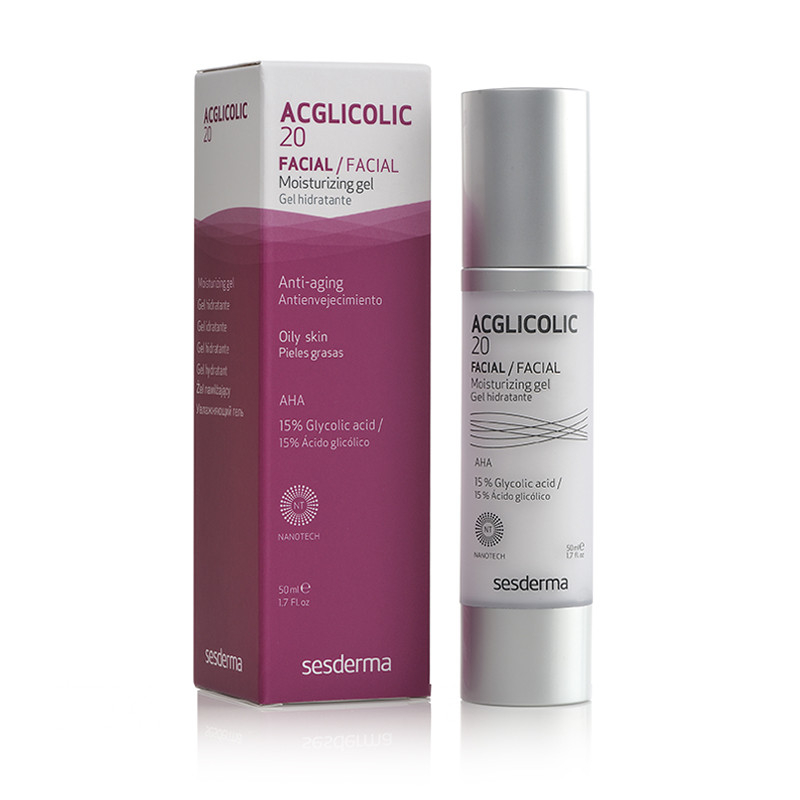 Sesderma Acglicolic 20 Creme Gel Hidratante Anti-Envelhecimento 50ml