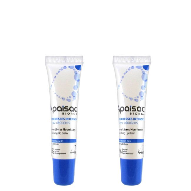 Apaisac Biorga Bálsamo Labial Nutritivo 15ml 2un