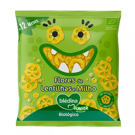 Bledina Junior Flores Lentilhas/Milho 12M+ 20g