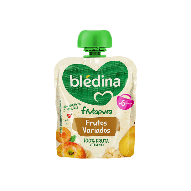 Bledina Frutapura Saq Frutos Variados 6M+ 85g