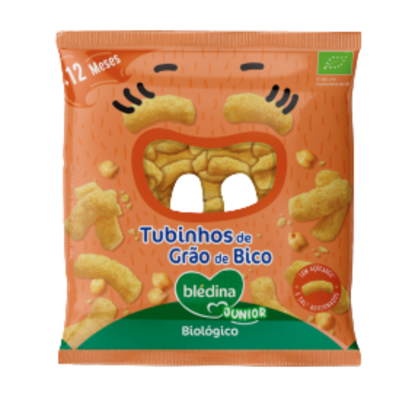 Bledina Junior Tubinhos Grão Bico 12M+ 20g
