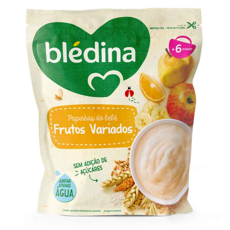 Bledina Papinhas Bebé Frutos Variados 6M+ 200g