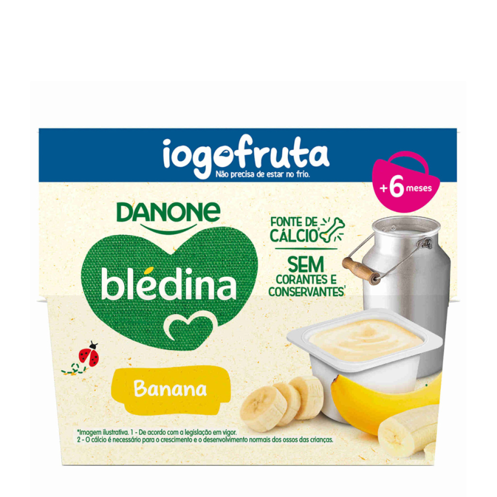 Bledina Iogofruta Banana 6M+ 95g 4un