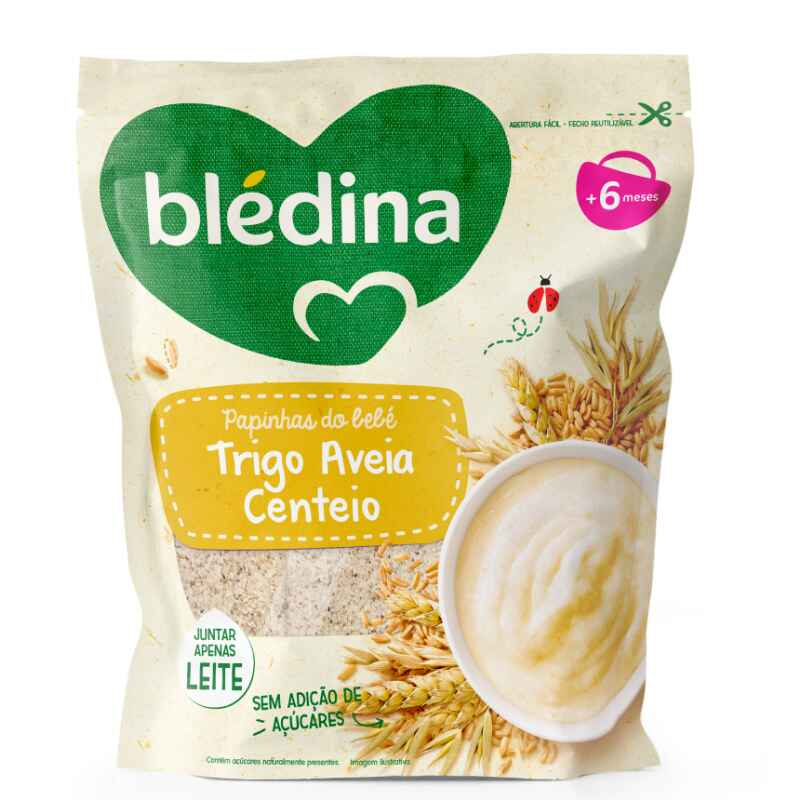 Bledina Papinhas Bebé Trigo Aveia Centeio 6M+ 200g