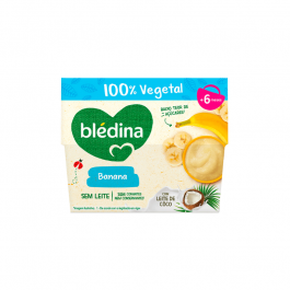 Bledina Tacinhas 100% Vegetal Banana 6M+ 95g 4un