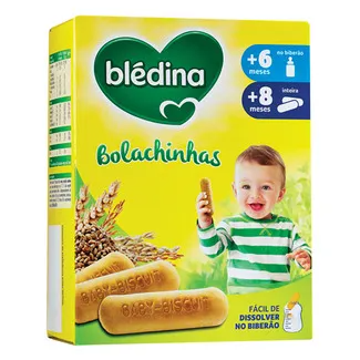 Bledina Bolachinhas +6m Biberao +8m Inteira 180g