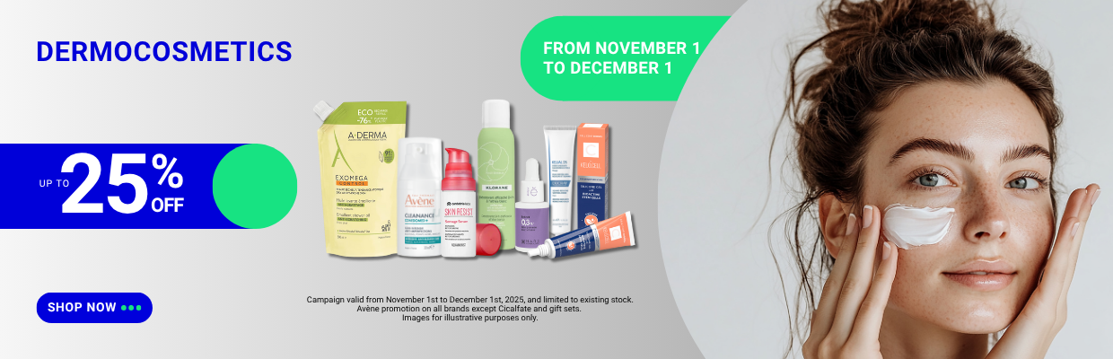 DERMOCOSMETICS TILL 25% OFF