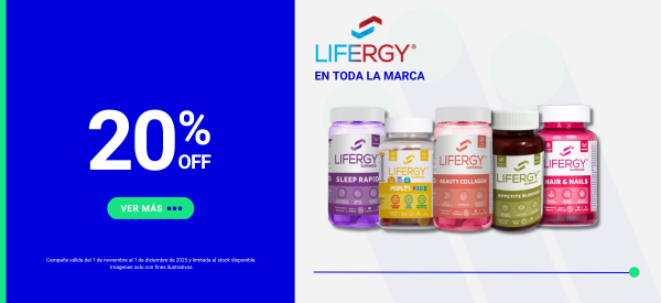 LIFERGY 20% OFF