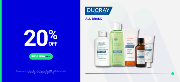 DUCRAY 20% OFF