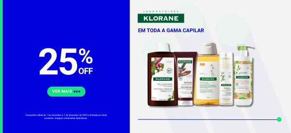KLORANE 25% OFF