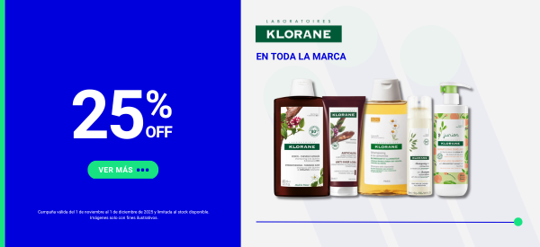 KLORANE 25% OFF
