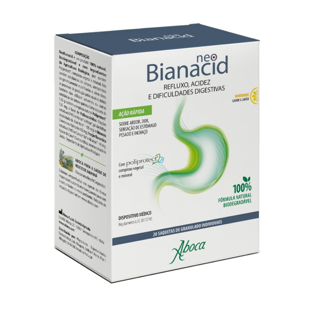 Aboca Neo Bianacid Limao 20saq