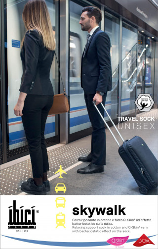 Ibici Skywalk 140 Meias Homem Preto TamXL