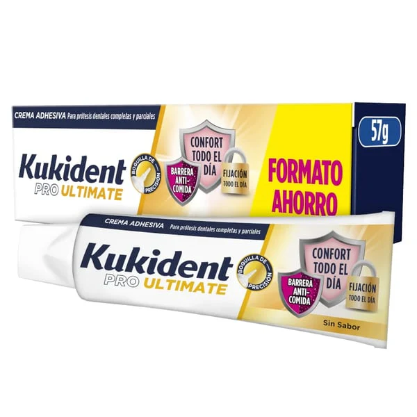 kukident Pro Plus Barreira Anti Comida s/sabor 57g