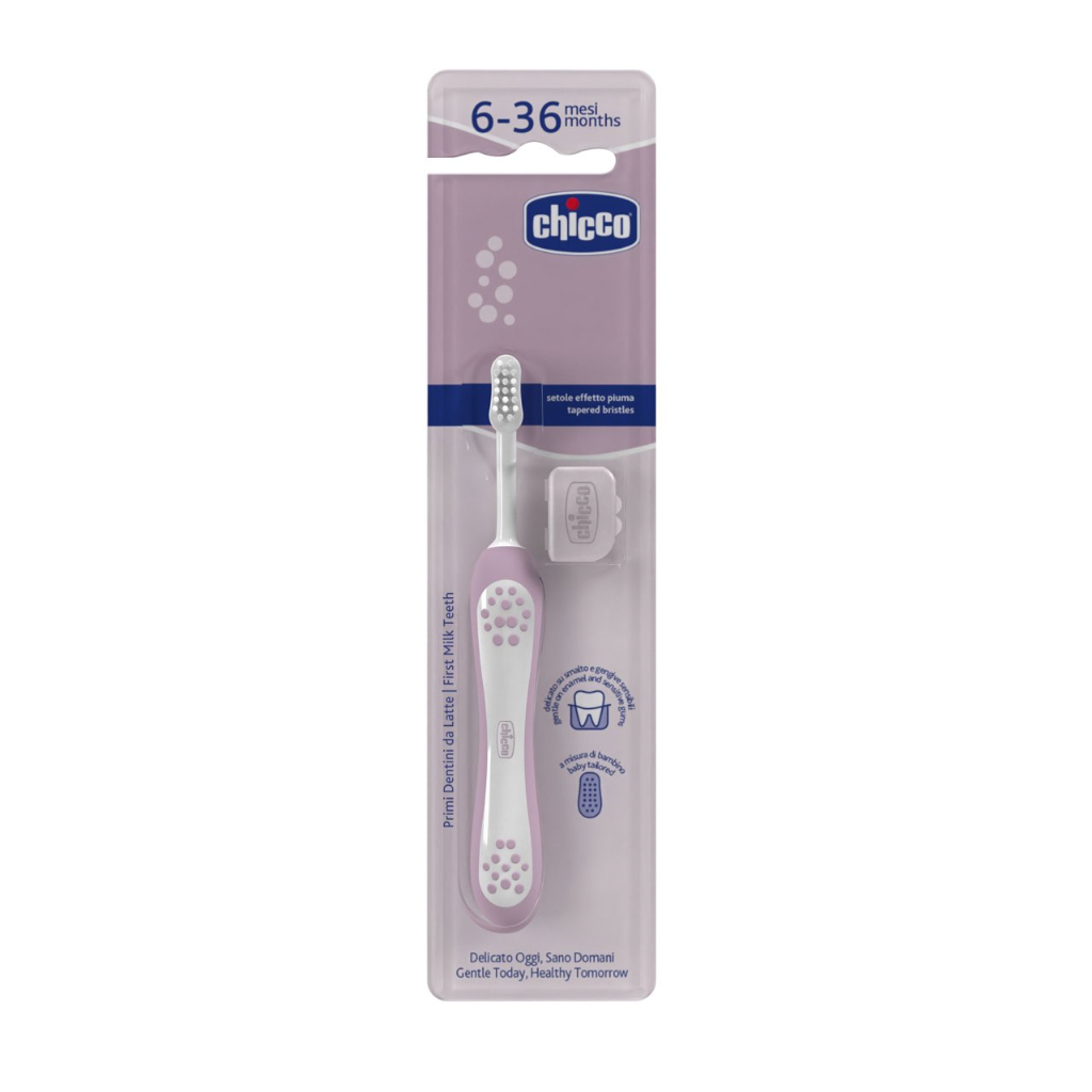 Chicco Escova 1os Dentes Lilas 6-36M 1un