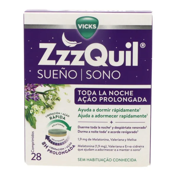 Zzzquil Acao Prolongada 28comp