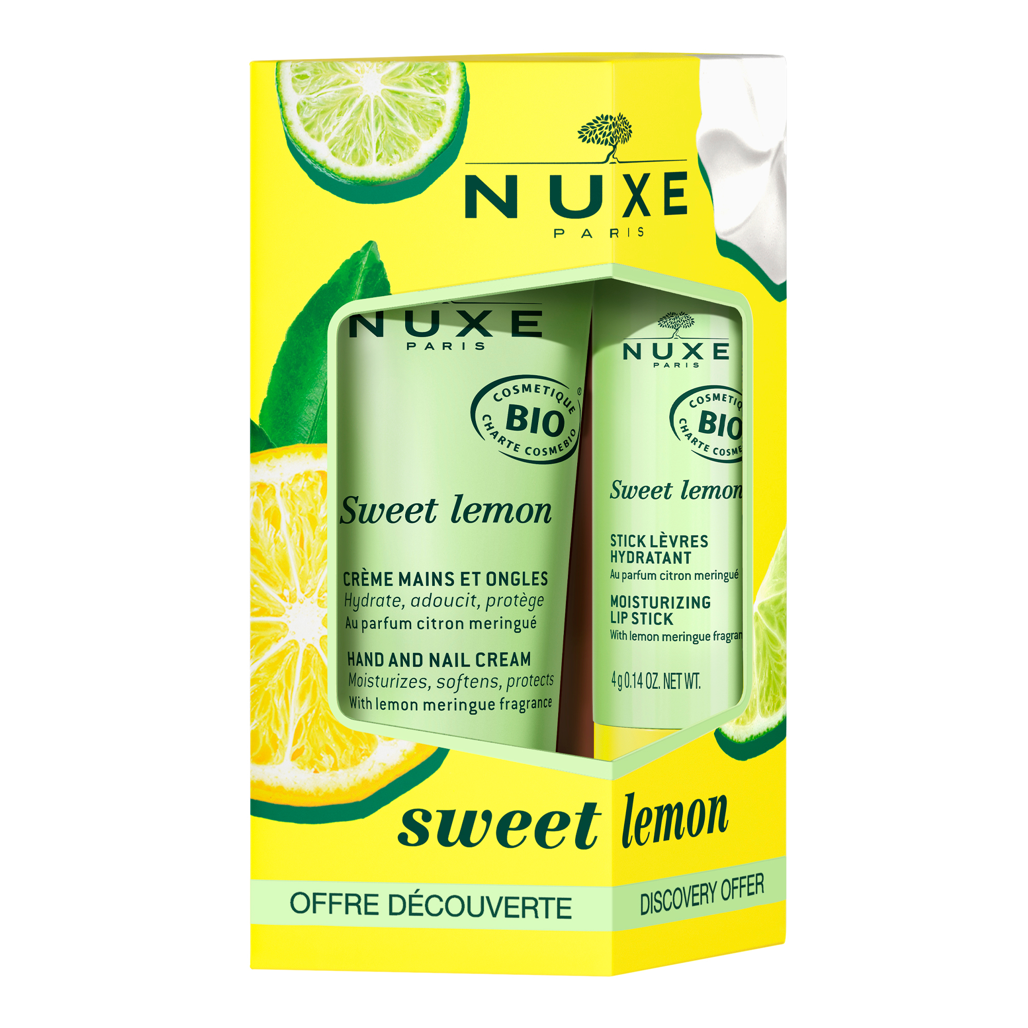 Nuxe Sweet Lemon Maos 30ml + Creme Labial 4g