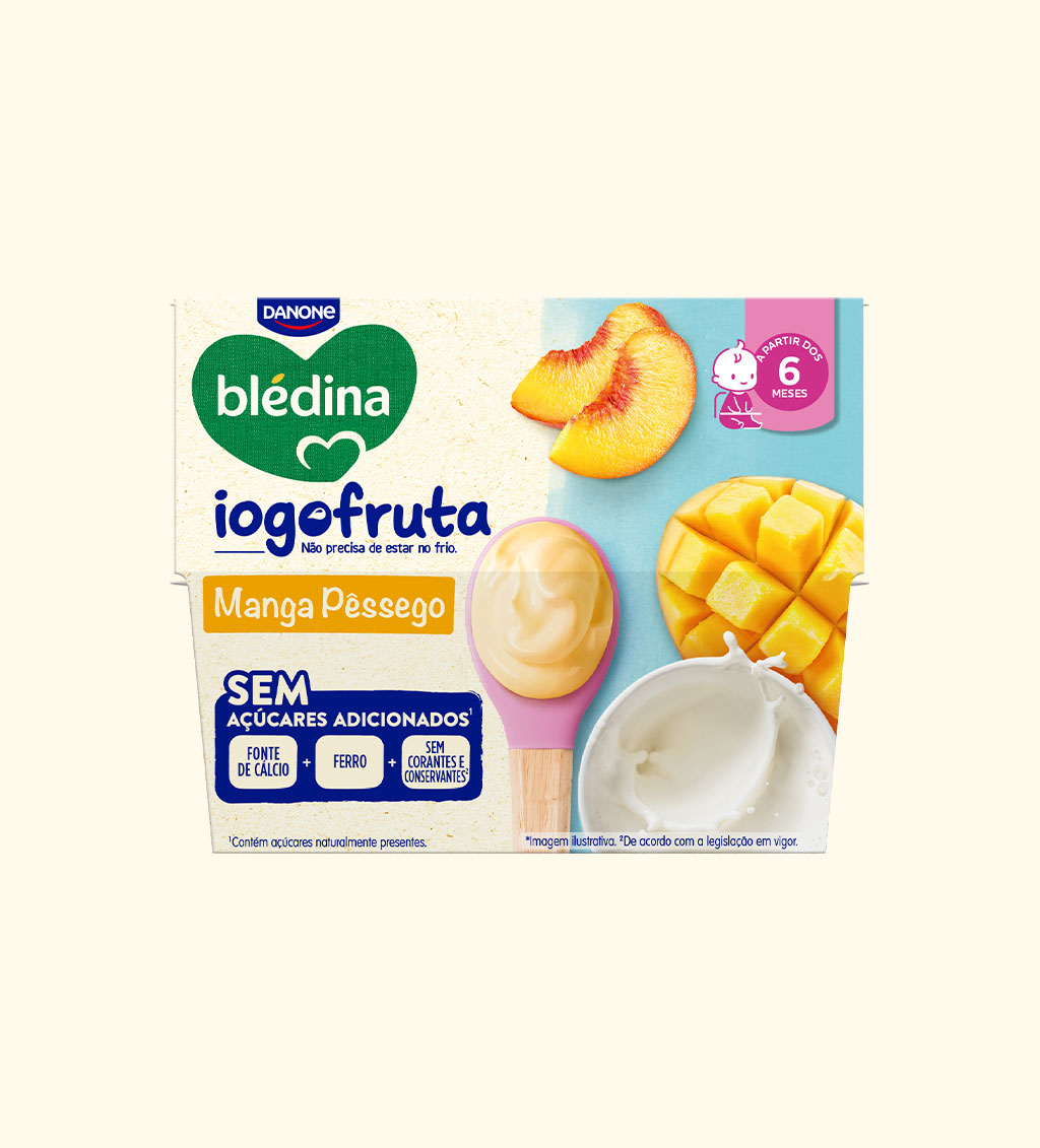 Bledina Iogofruta Manga Pessego 90g 4un
