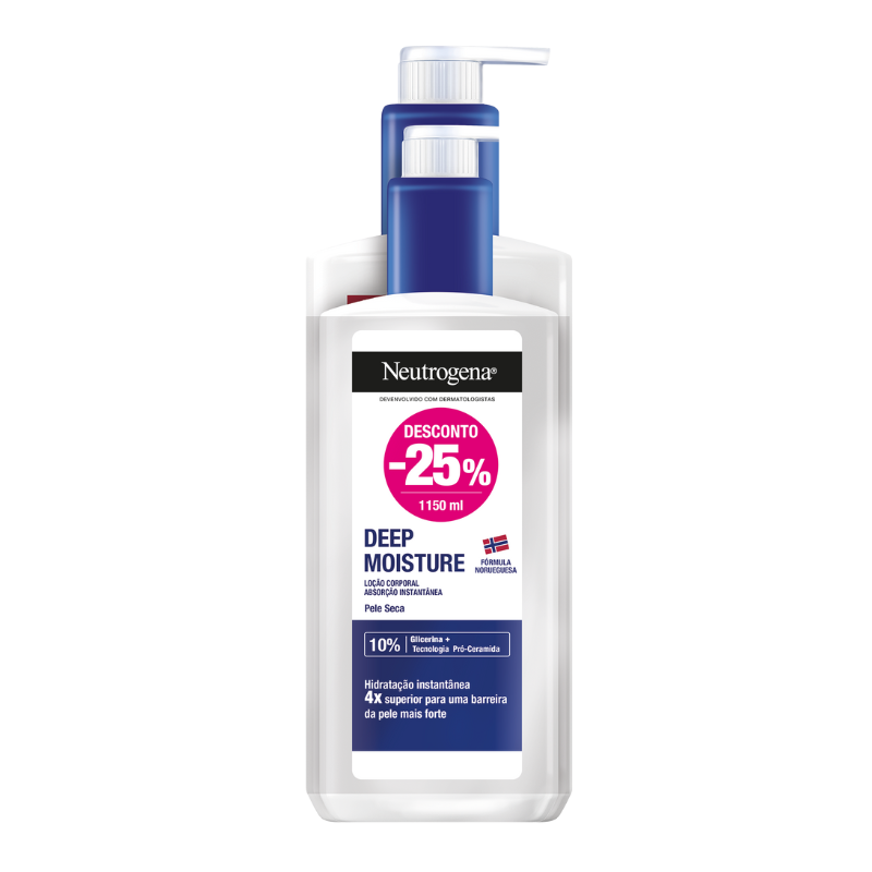 Neutrogena Hidratação Profunda Loção 750ml + 400ml - Promo