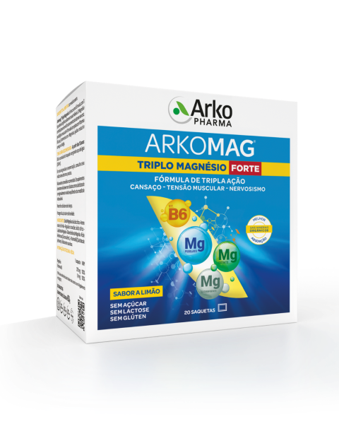Arkomag Triplo Magnesio Forte 20saq
