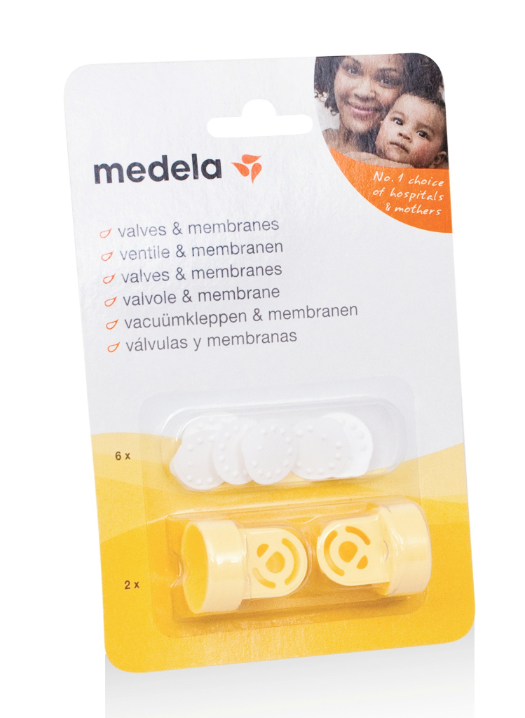 Medela Válvulas Substituição 2un + Membranas Substituição 6un