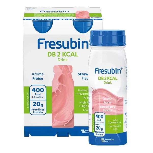 Fresubin DB 2Kcal Drink Morango 200ml 4un