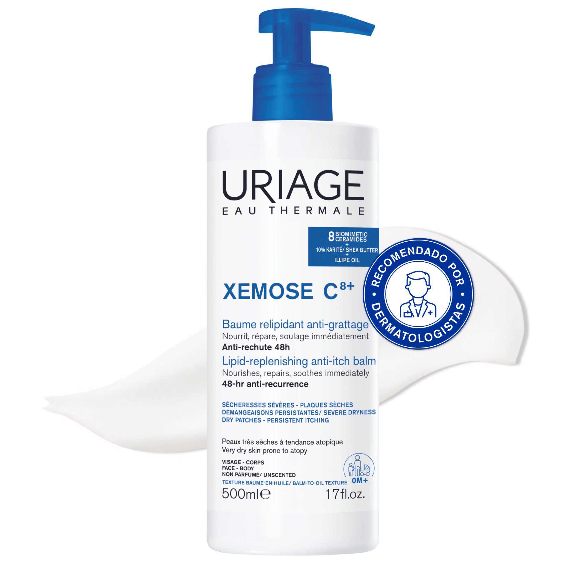 Uriage Xemose C8+ Balsamo Relipidante Prurido 500ml