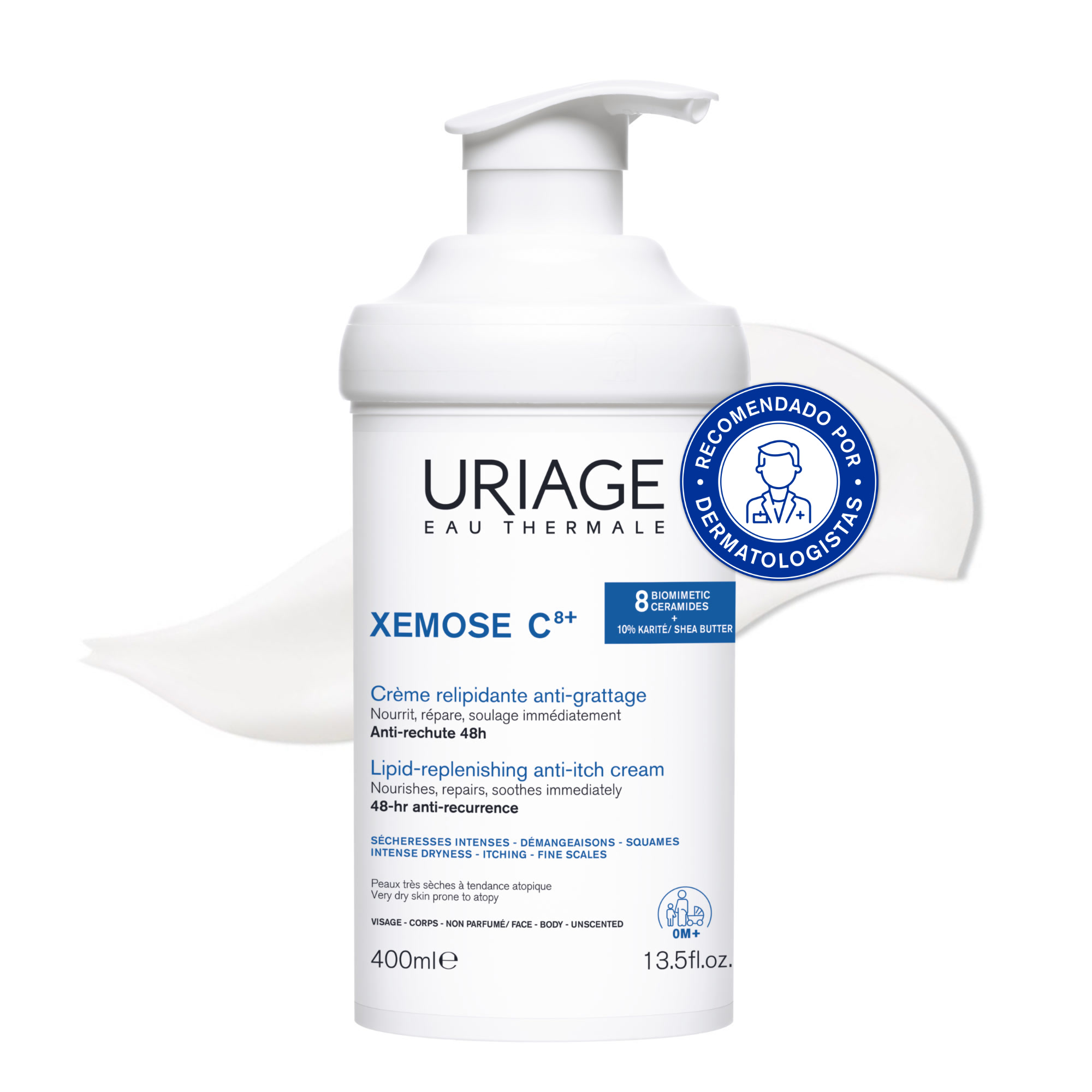Uriage Xemose C8+ Creme Relipidante 400ml