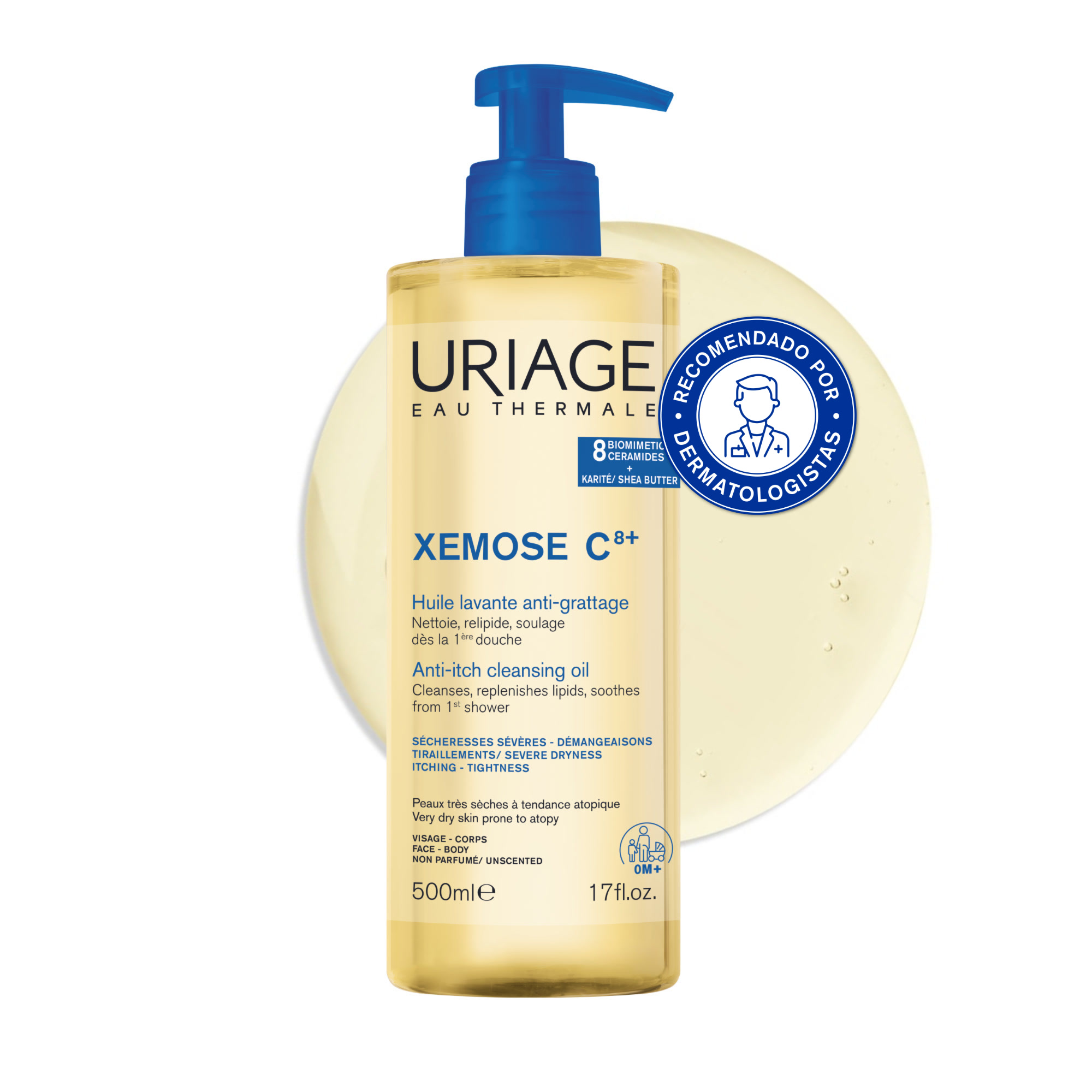 Uriage Xemose C8+ Oleo Limpeza 500ml