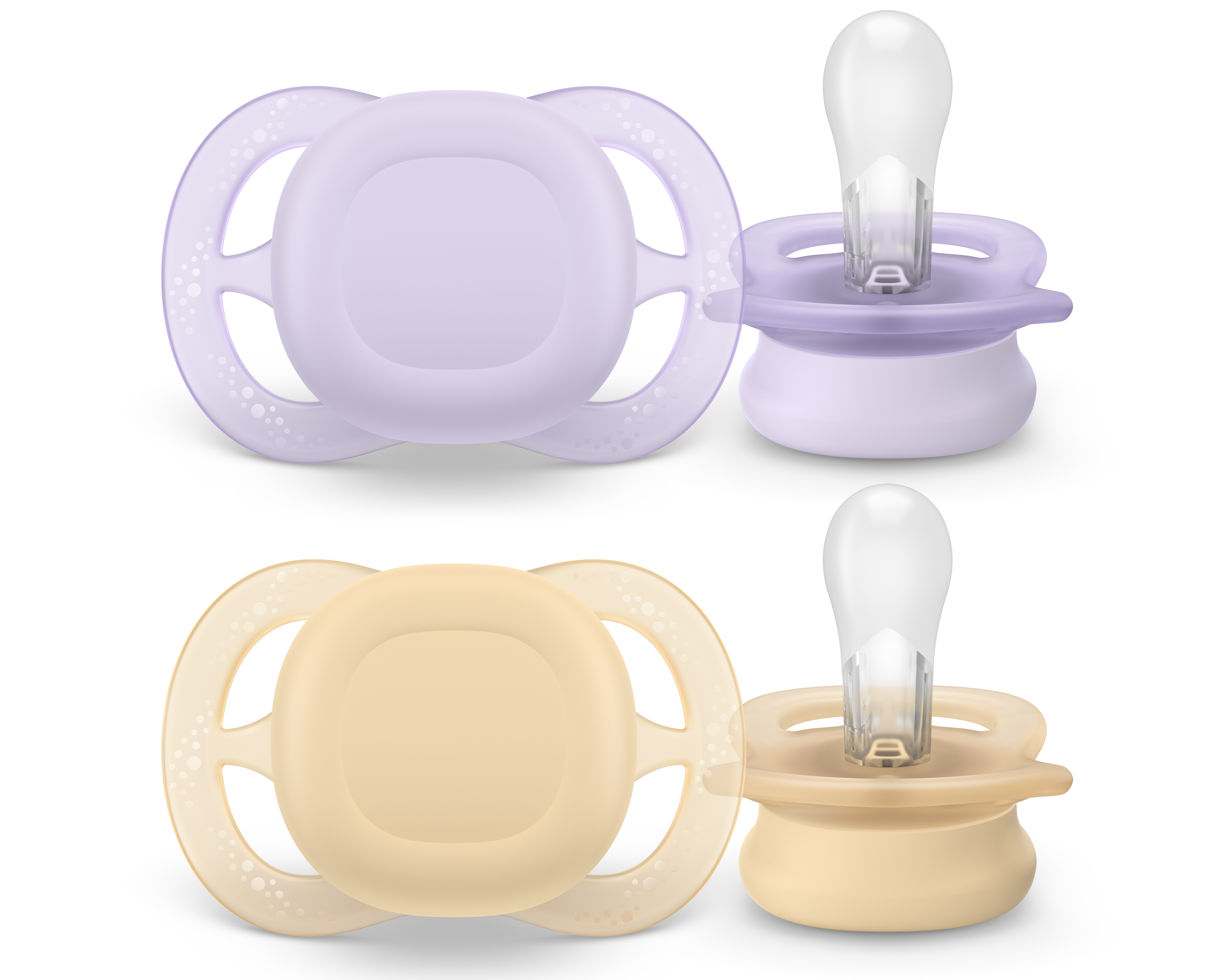 Philips Avent Ultra Start Chupeta Lisa Menina 0-2M 2un