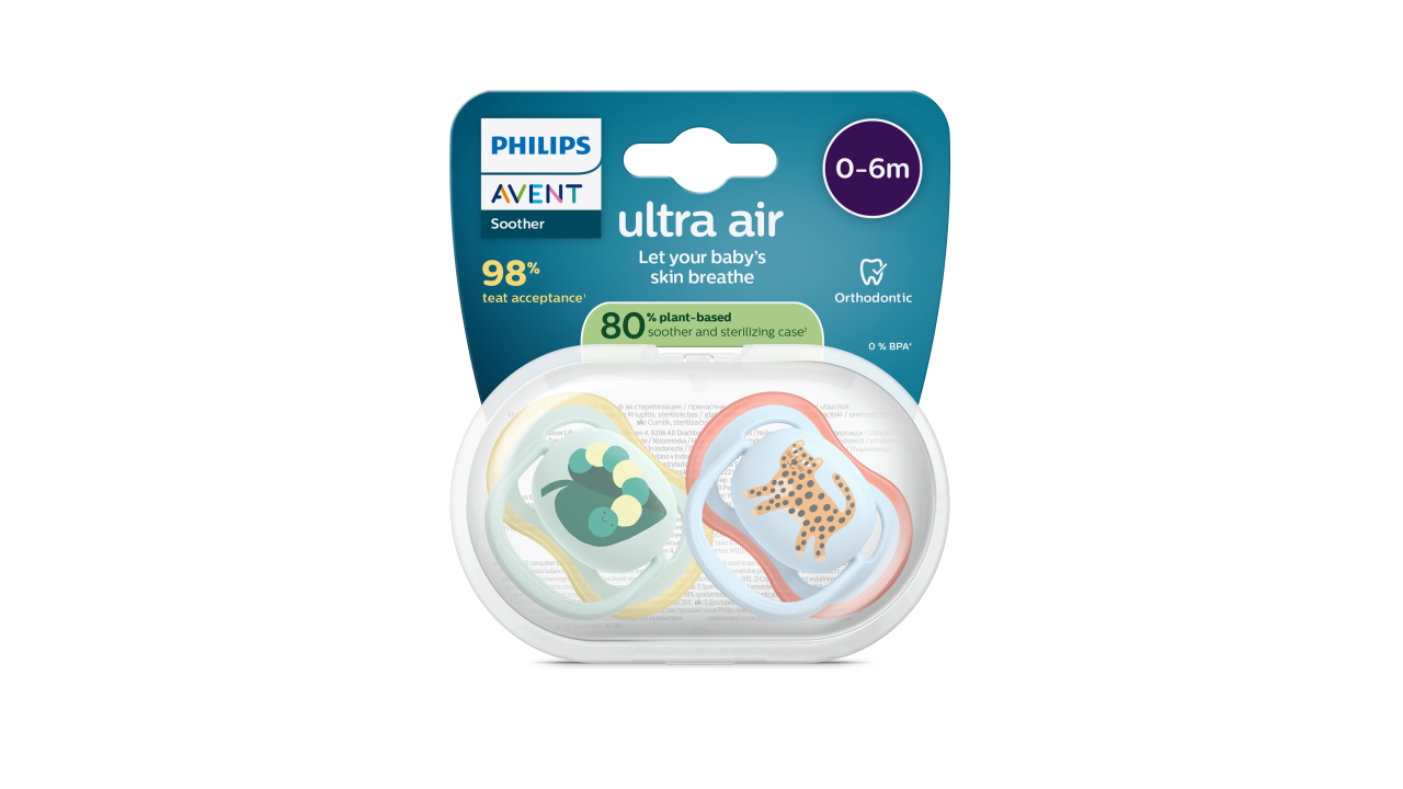 Philips Avent Ultra Air Chupeta Decor Menino 0-6M 2un