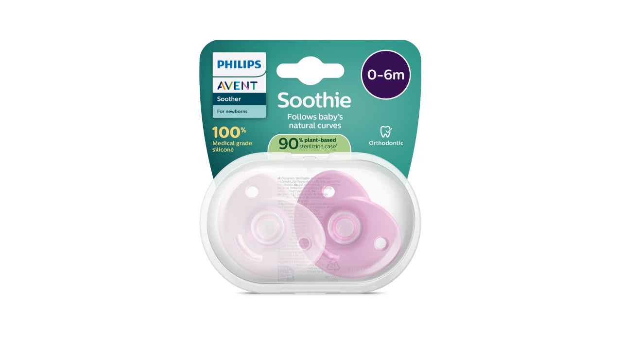 Philips Avent Soothie Schnuller Mädchen 0-6M 2 Stück