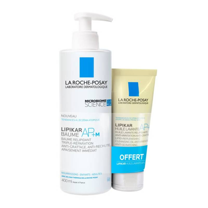 LrPosay Lipikar Bálsamo Hidratante 400ml + Aceite Limpiador - Promo