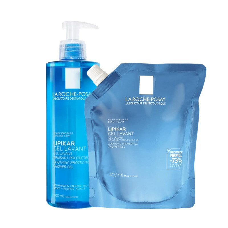 La Roche Posay Lipikar Gel Lavante 400ml + Recarga 400ml