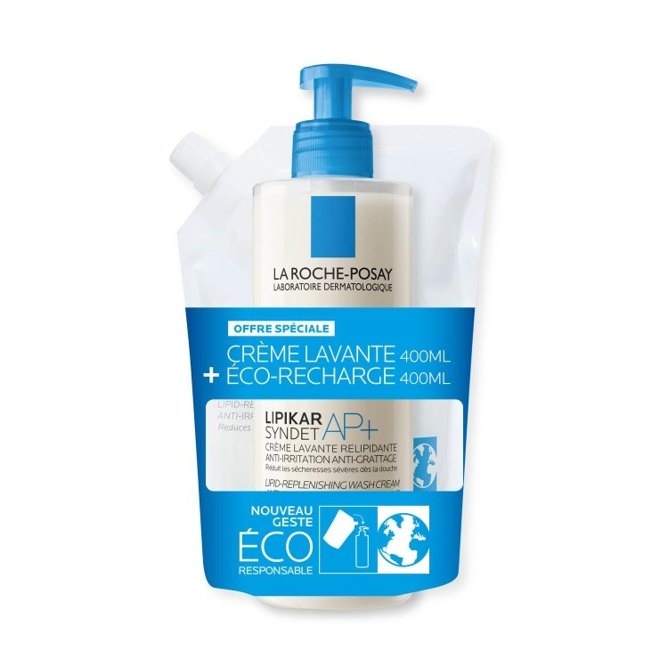 La Roche Posay Lipikar Syndet AP+ 400ml + Recarga 400ml