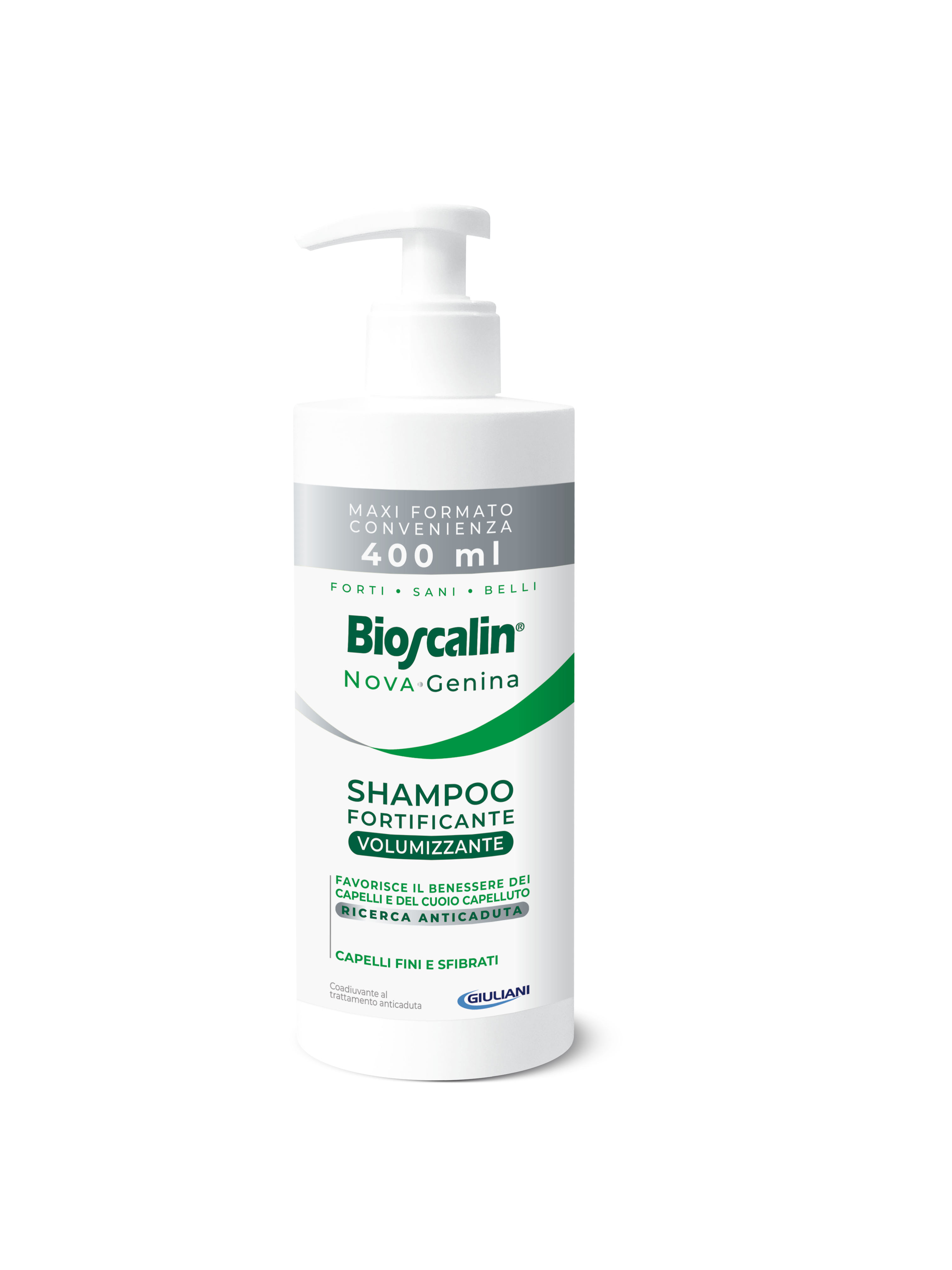 Bioscalin Nova Genina Champô Fortificante Volumizante 400ml