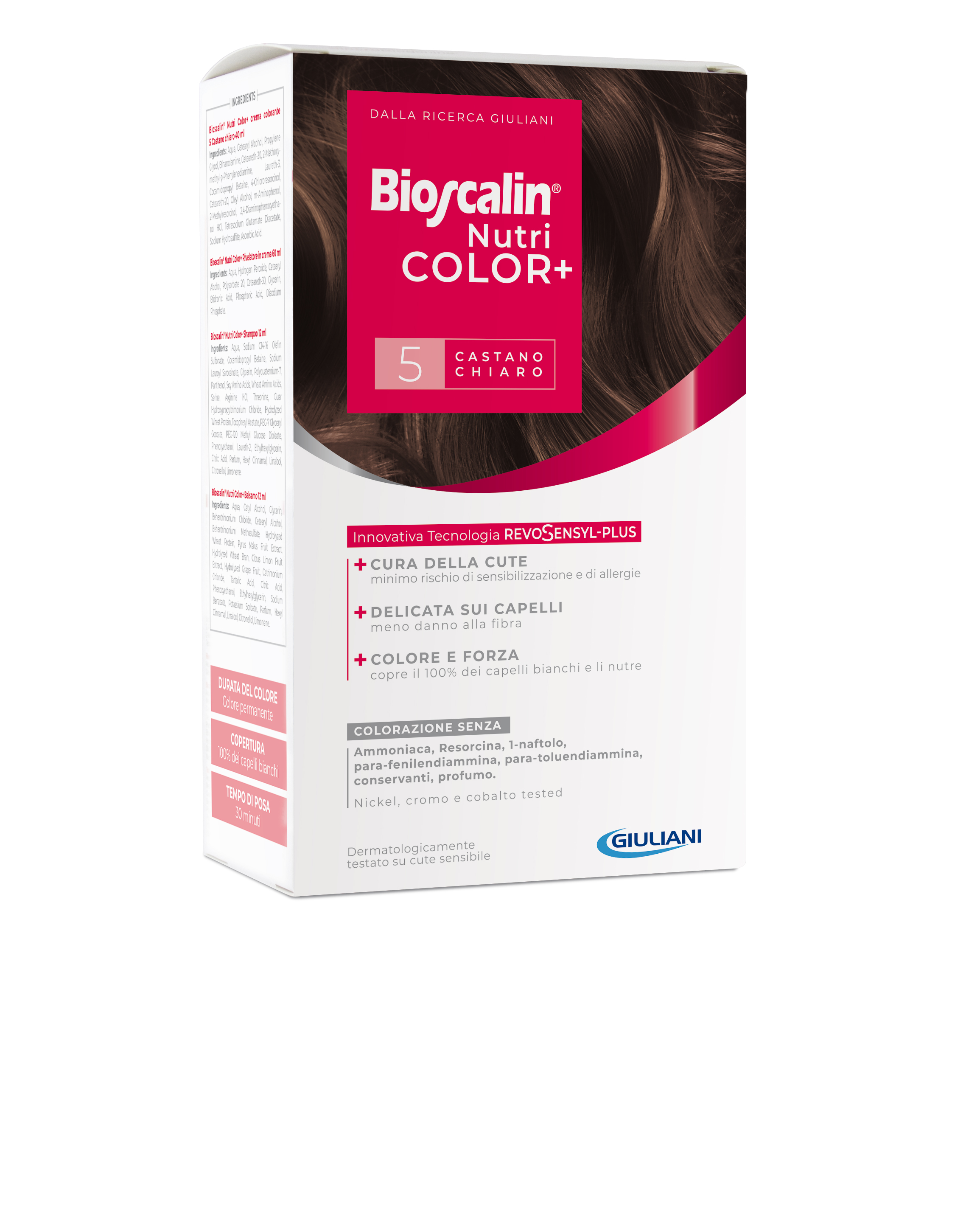 Bioscalin Nutricolor+ Coloração Cabelo 5 Castanho Claro