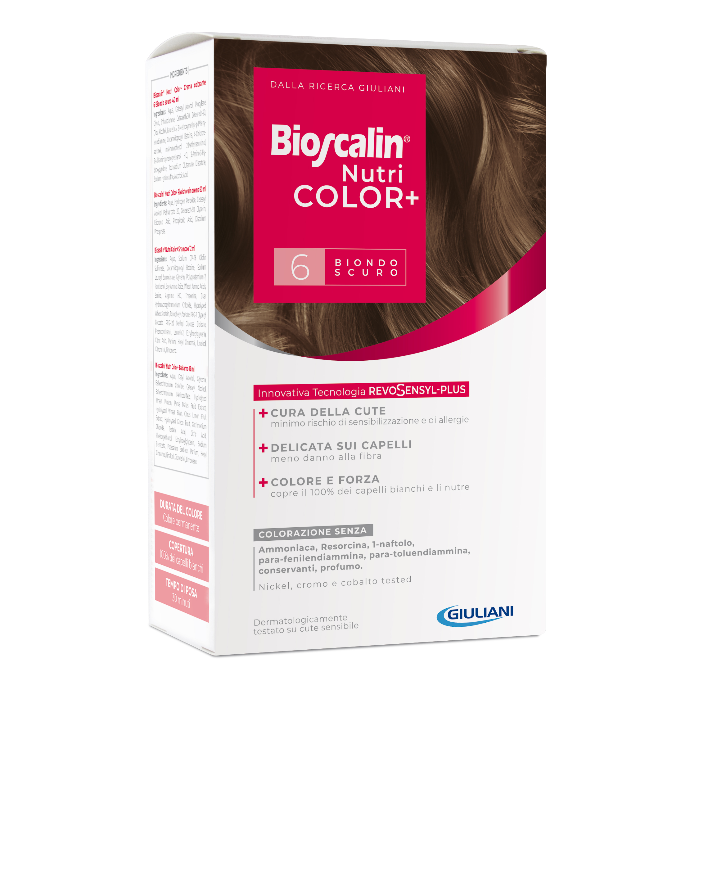 Bioscalin Nutricolor+ Coloração Cabelo 6 Louro Escuro