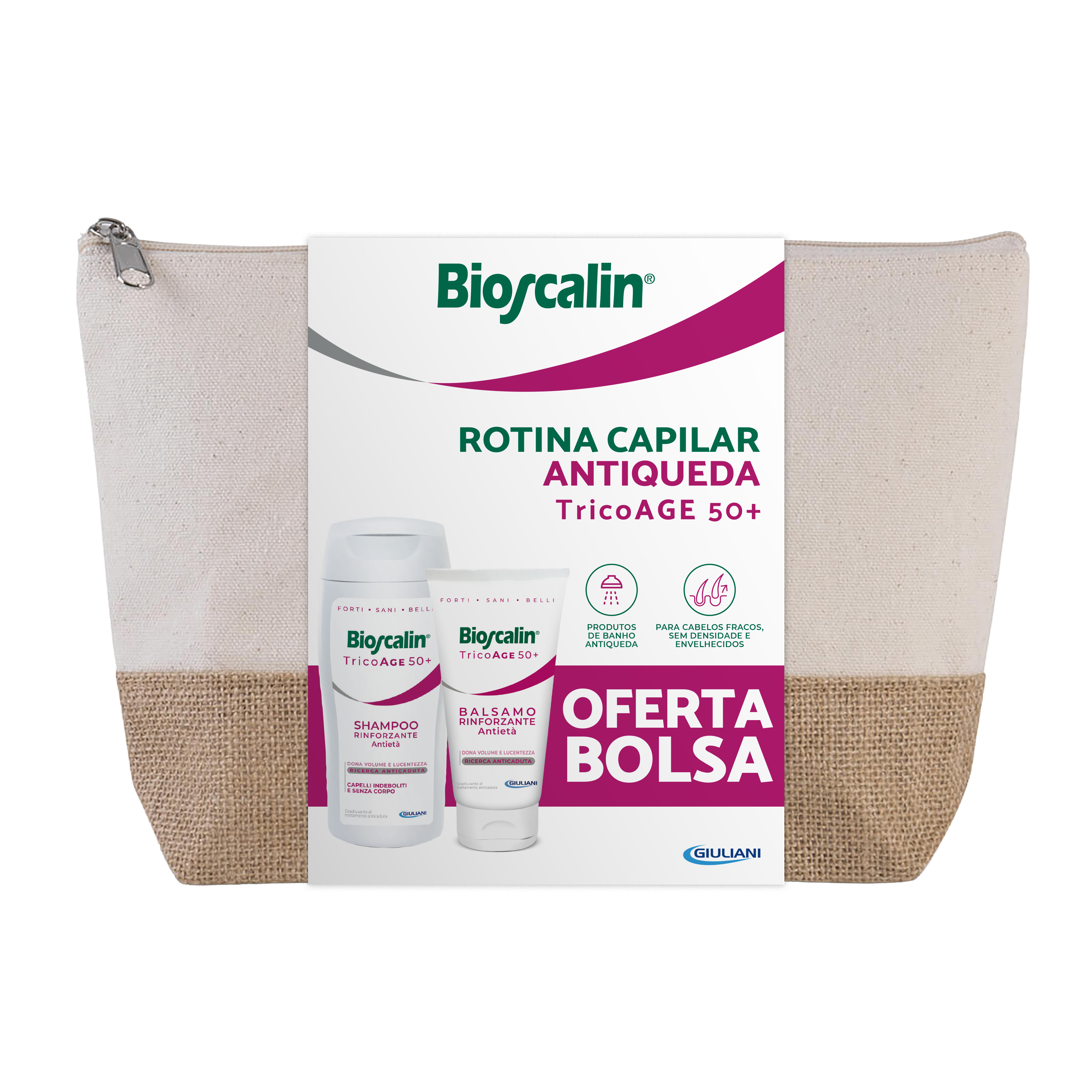 Bioscalin TricoAge 50+ Champô Fortificante 200ml + Condicionador 150ml