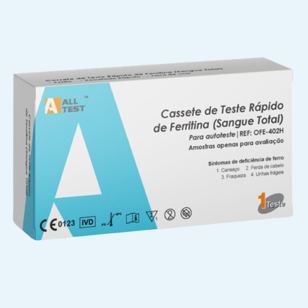 All Test Teste Rápido Ferritina Sangue 1un