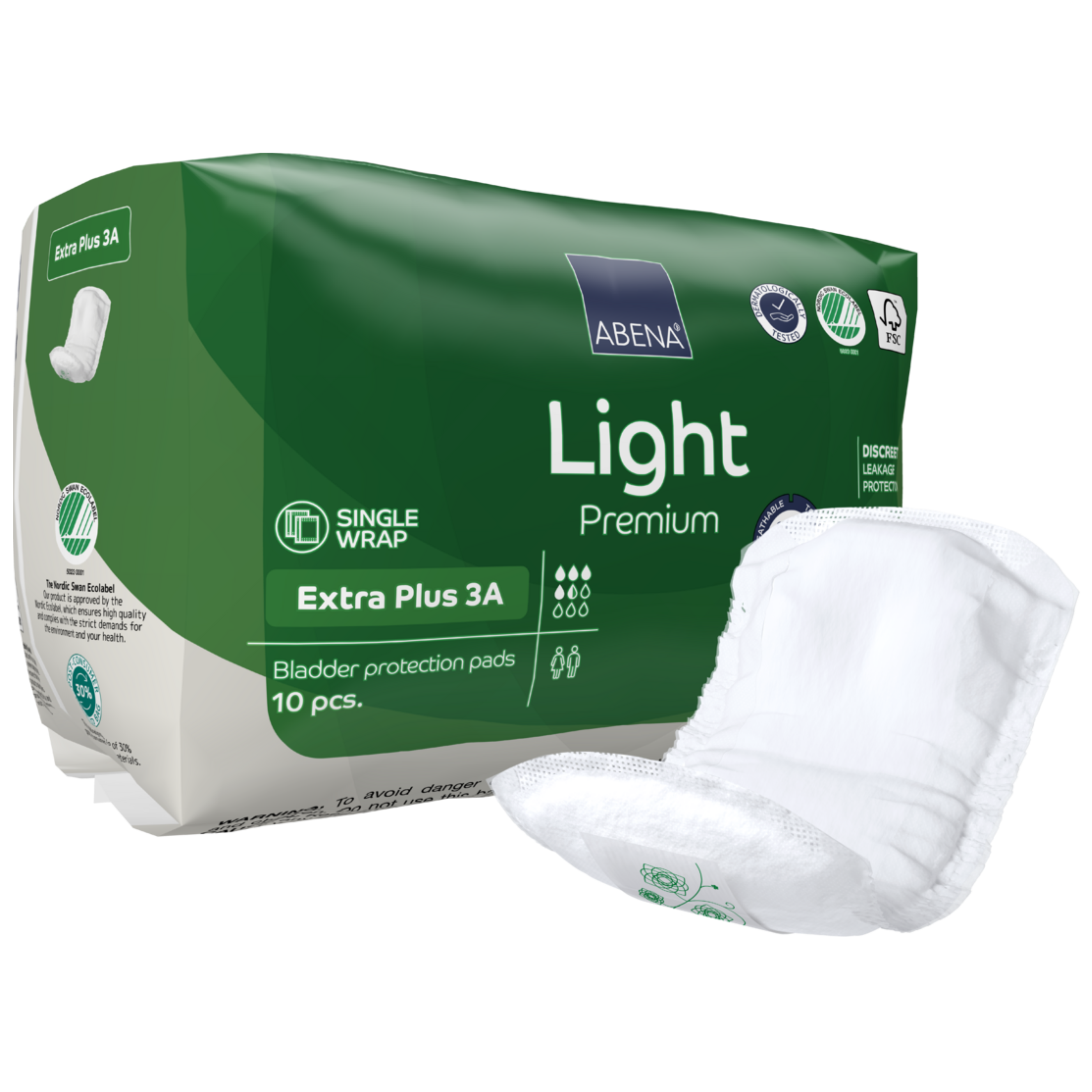 Abena Light Premium Plus Compresas 10un - 1000021341