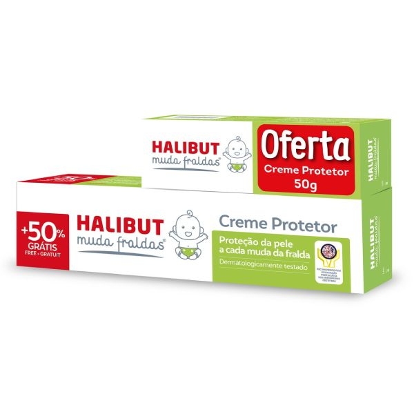 Halibut Crema Cambio Pañal 150g + Oferta Crema Cambio Pañal 50g