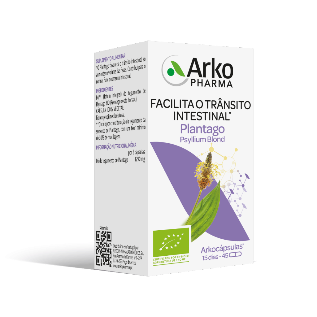 Arkocapsulas Plantago Bio 45caps