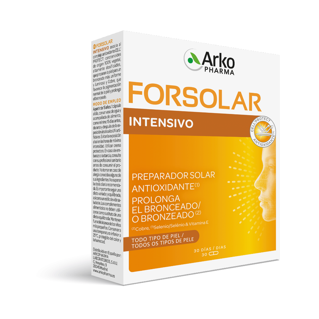 Arkopharma Forsolar 30 cápsulas