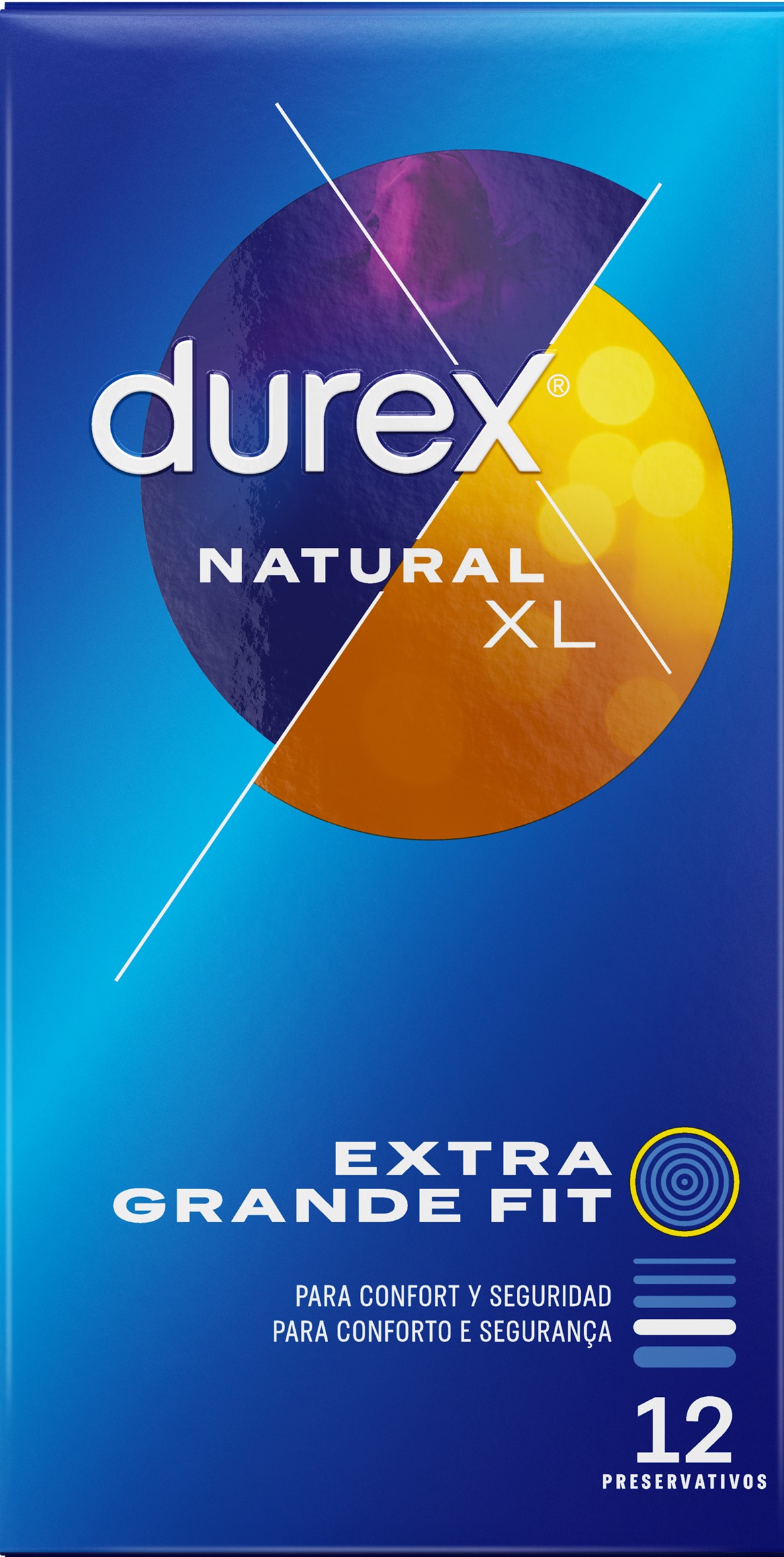 Durex Preservativos Natural XL 12 unid